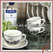 elegant ceramic tea cup and saucer